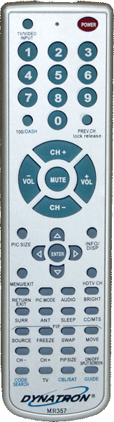 TV-Cable-Satellite Remote Control